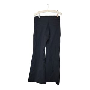 Spanx Black Ponte Flare Pants M Petite Slimming Office